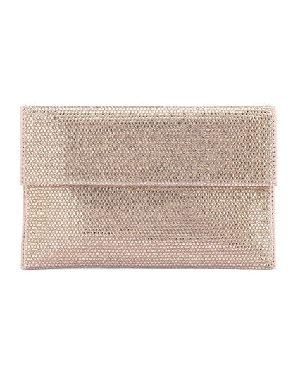 Cara Clutch Bag in Gold