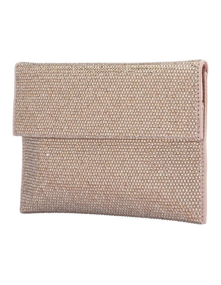 Cara Clutch Bag in Gold