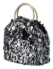 Vera Clutch Bag in Gunmetal