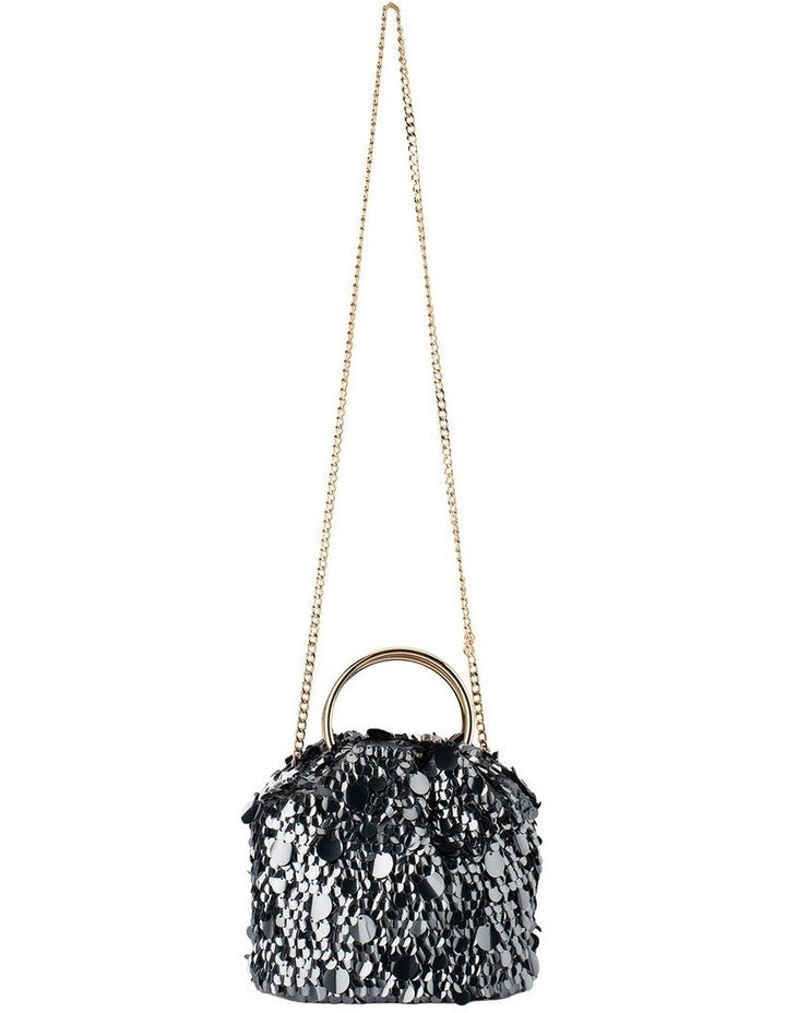 Vera Clutch Bag in Gunmetal
