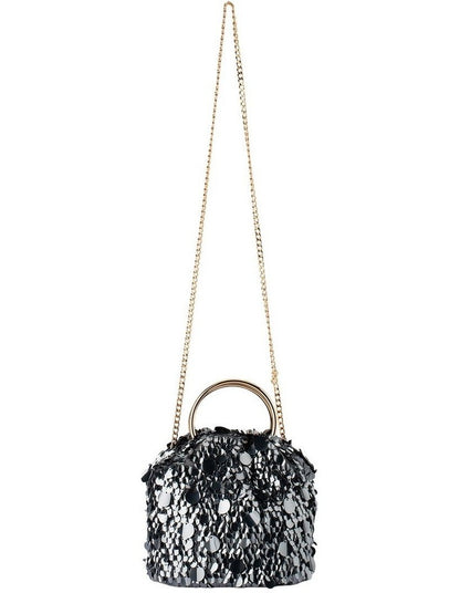 Vera Clutch Bag in Gunmetal