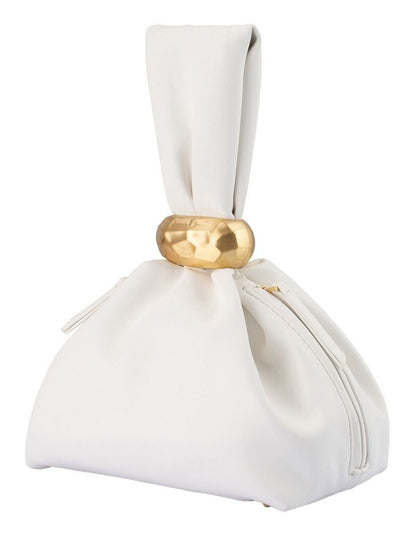 Lenni Clutch Bag in White