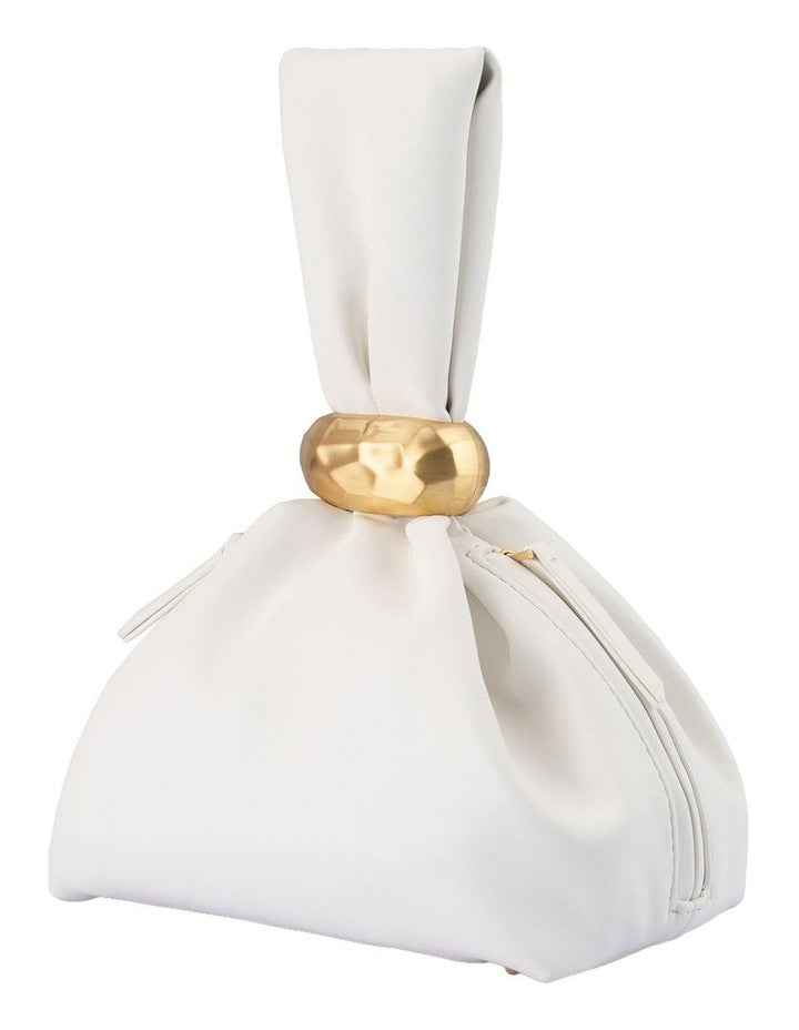 Lenni Clutch Bag in White