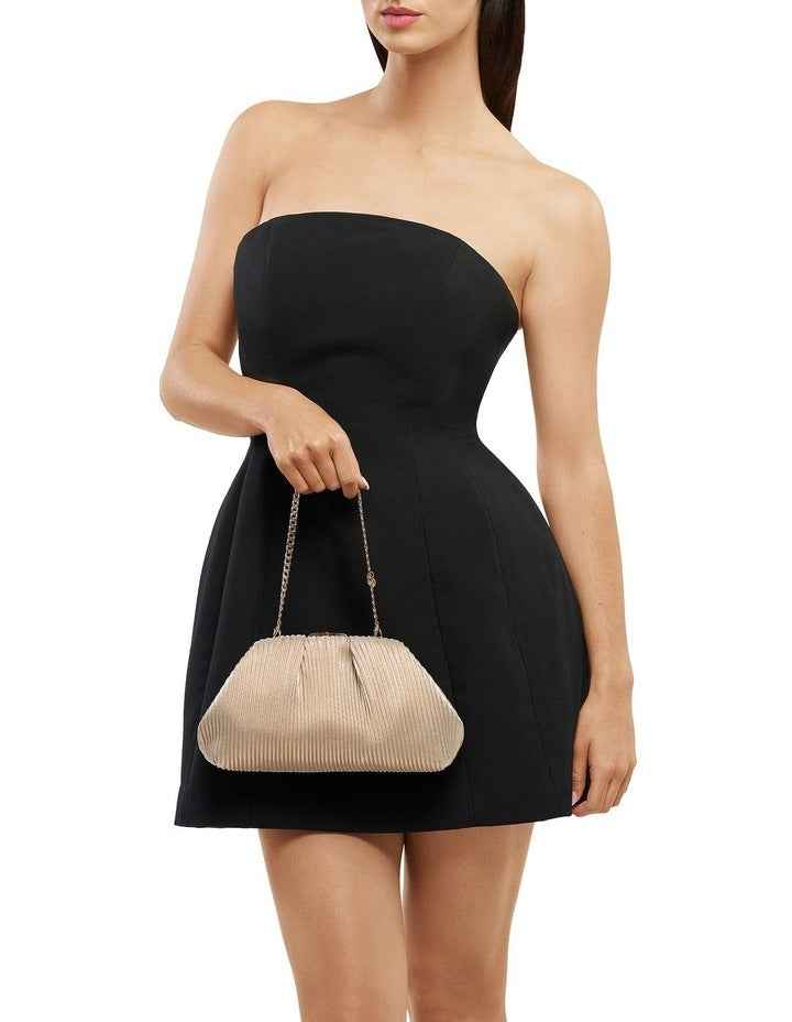 Naomi Clutch Bag in Gold