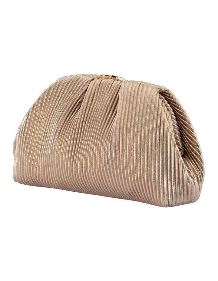 Naomi Clutch Bag in Gold