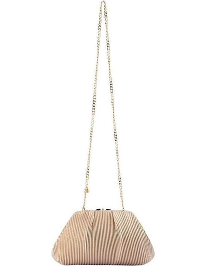 Naomi Clutch Bag in Gold