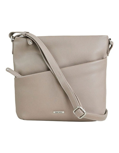Swerve Crossbody Bag in Taupe