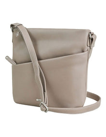 Swerve Crossbody Bag in Taupe