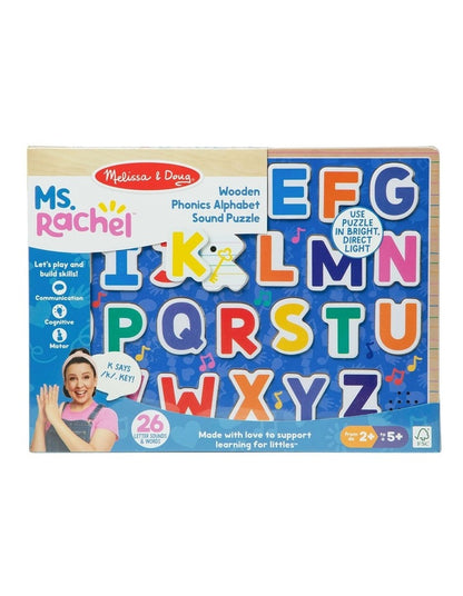 Wooden Phonics Alphabet Sound Puzzle 24 Piece