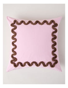 Vue Wavy Cushion in Pink