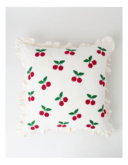 Cherrylicious Cushion in White