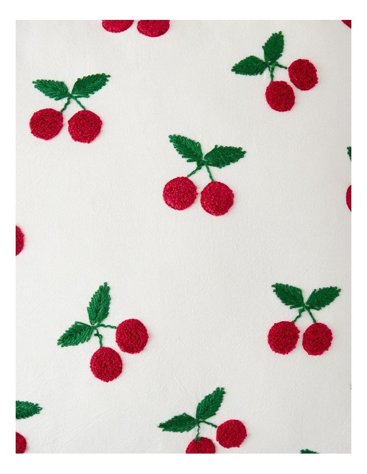 Cherrylicious Cushion in White