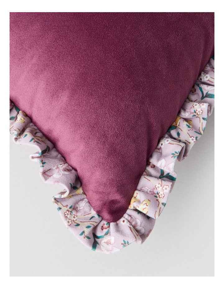 Aria Velvet Cushion in Wine