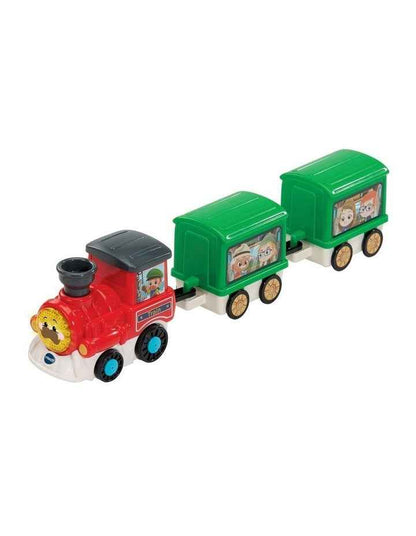 Wooden Train Set for Toddlers