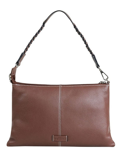 Montego Suede Crossbody Bag in Espresso