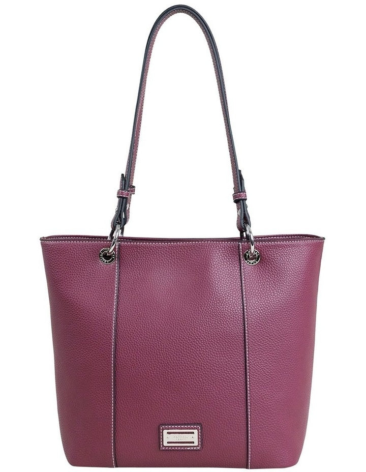 Angie Tote Bag in Plum