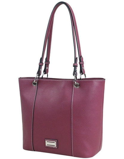 Angie Tote Bag in Plum