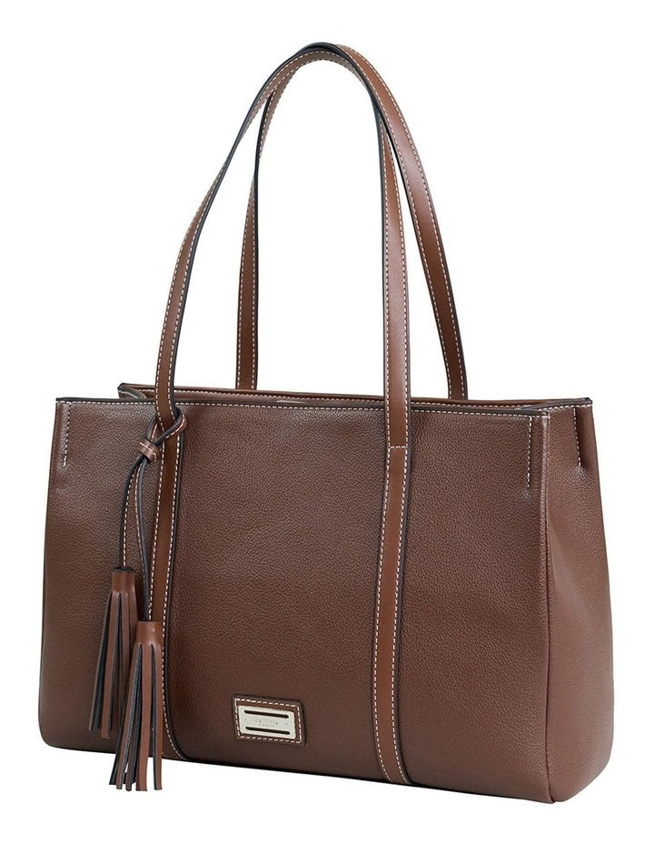 Jen Tote Bag in Brown