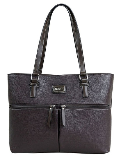 Edith Tote Bag in Chocolate