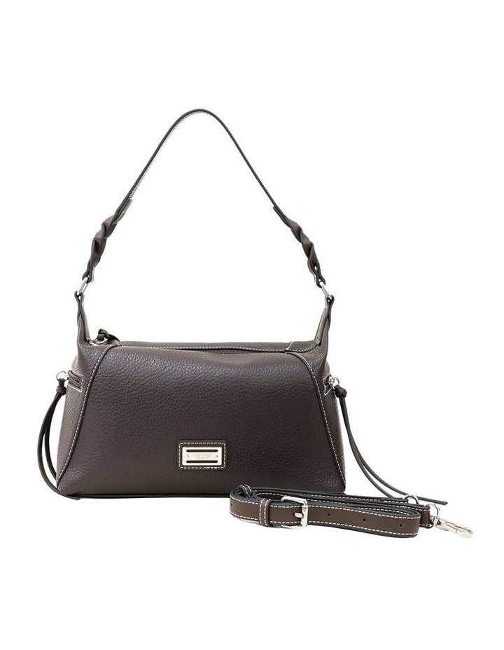 Edith Shoulder Bag in Chocolate