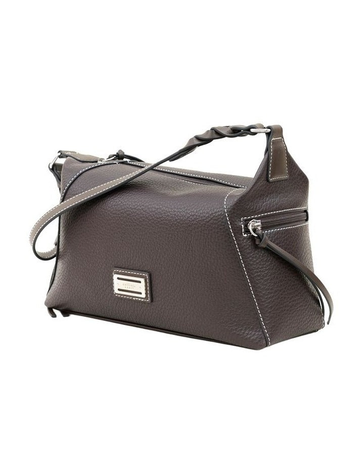 Edith Shoulder Bag in Chocolate