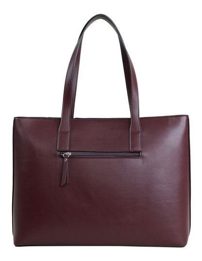 Vera Tote Bag in Plum