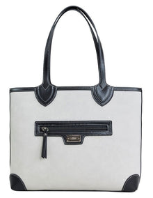 Betsy Tote Bag in Grey