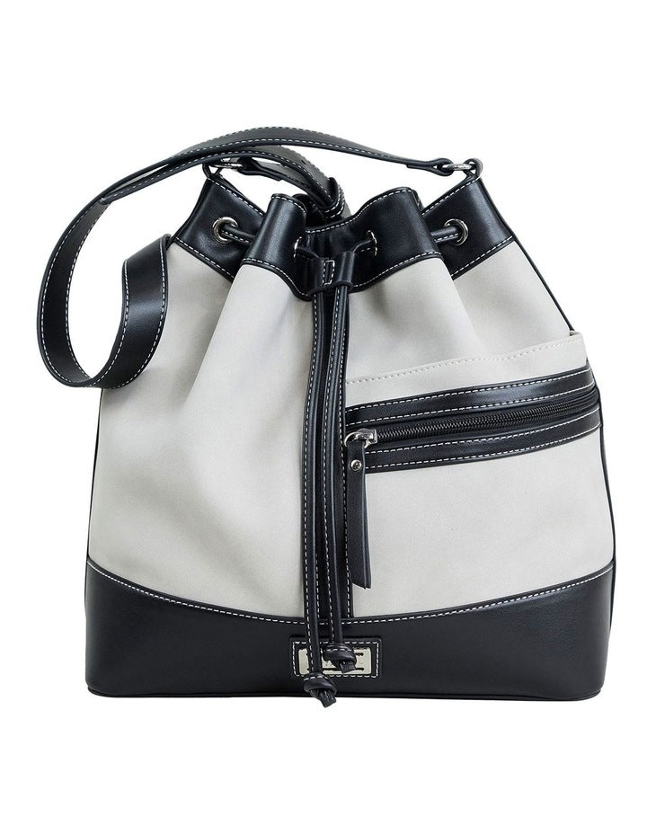 Betsy Bucket Bag in Grey