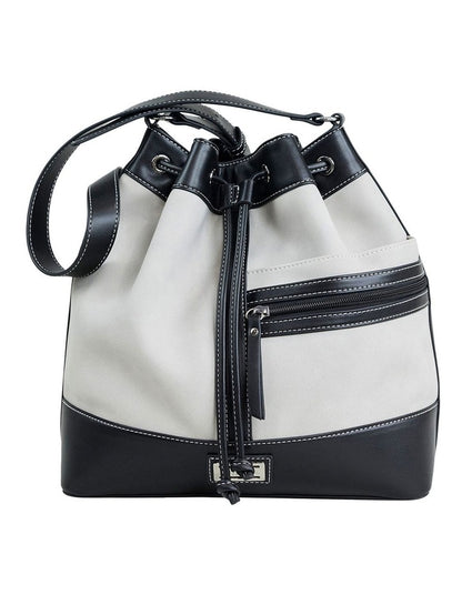 Betsy Bucket Bag in Grey