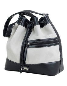 Betsy Bucket Bag in Grey