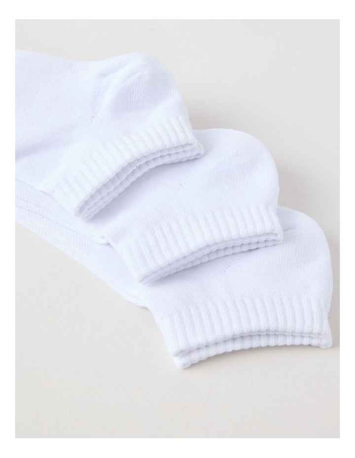 3 Pack Low Cut Sport Socks in White