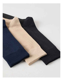3 Pack Texture Soft Top Socks