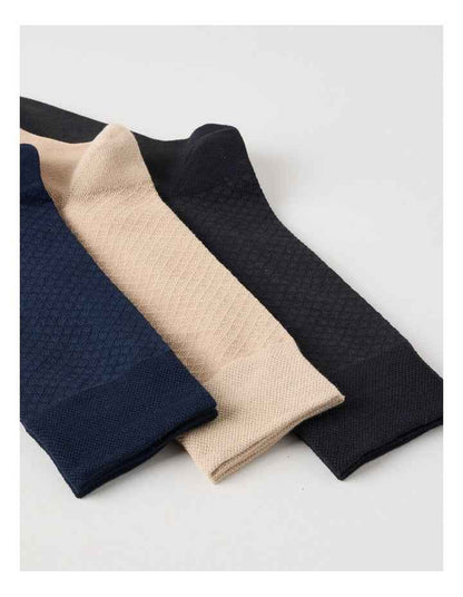 3 Pack Texture Soft Top Socks