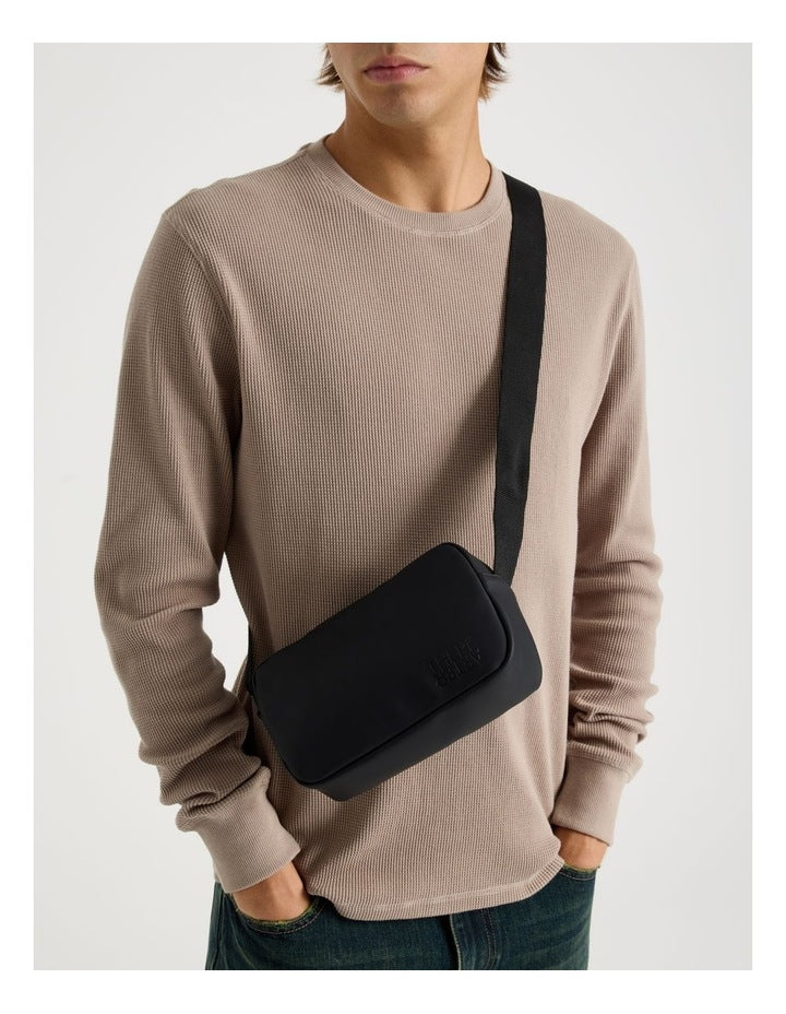 Rubberised Camera Bag in Black