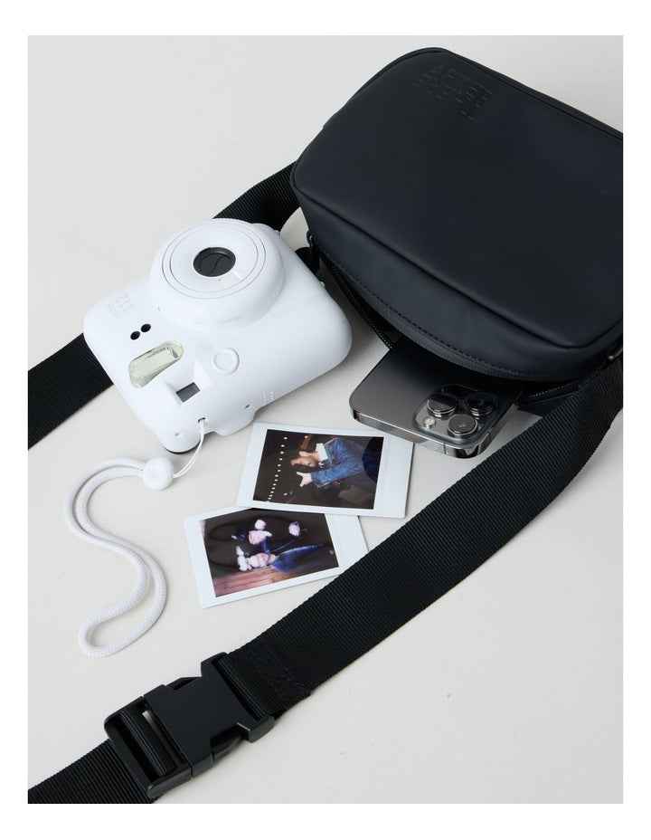 Rubberised Camera Bag in Black
