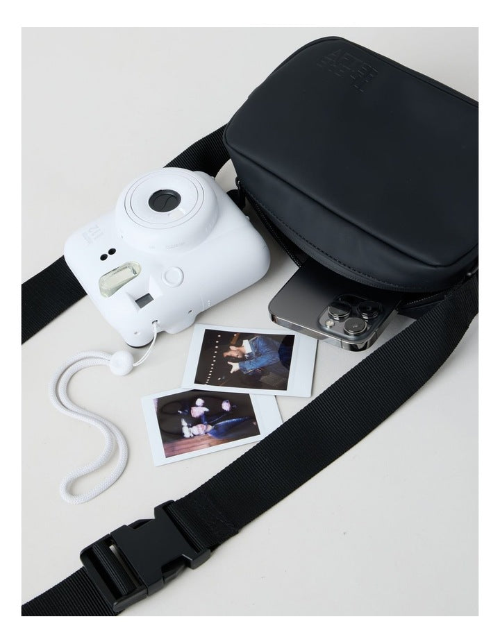 Rubberised Camera Bag in Black