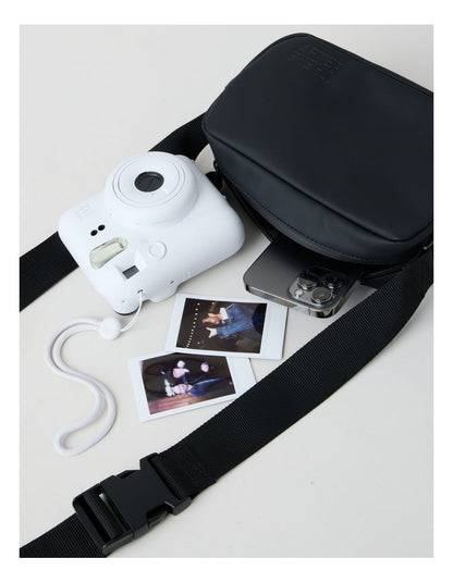 Rubberised Camera Bag in Black