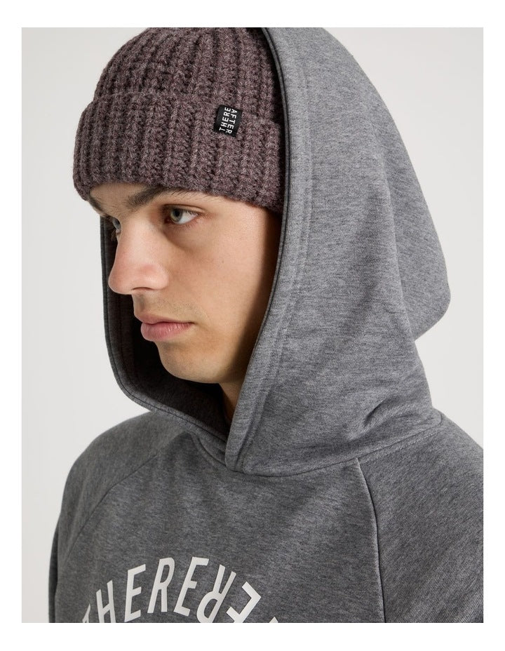 Fisherman Beanie in Grape Marle