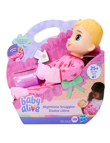 Baby Alive Nighttime Snuggles Blonde Hair