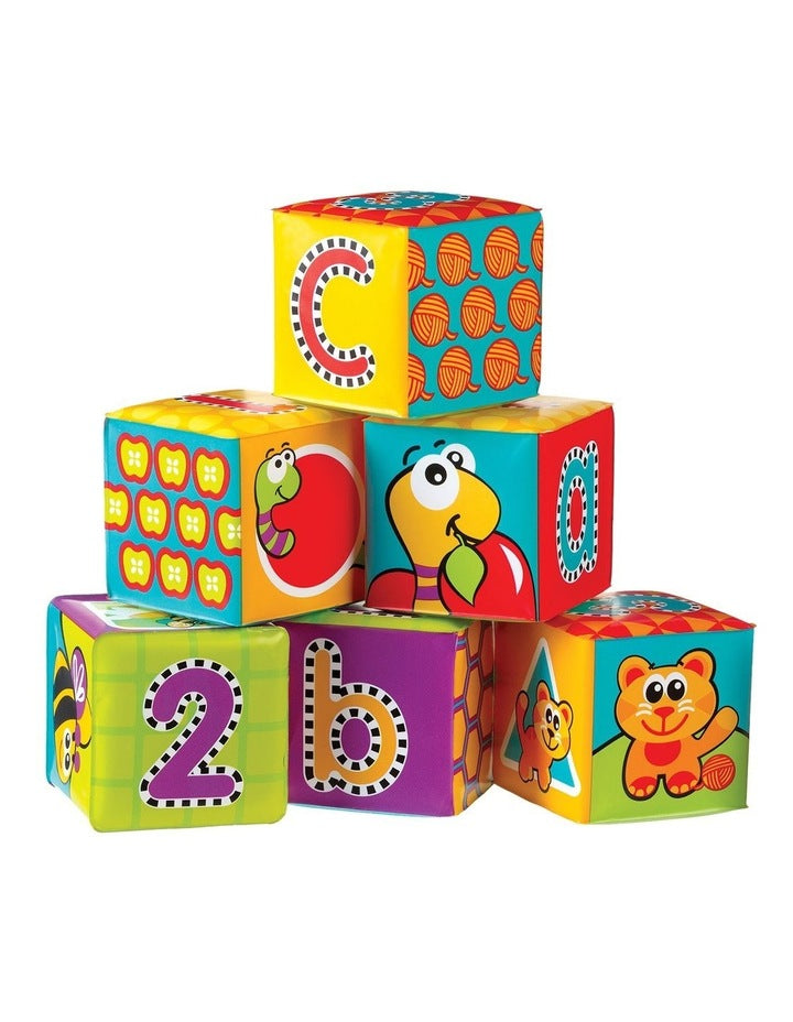 Splash And Learn Bath Soft Blocks 6 Piece