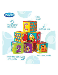 Splash And Learn Bath Soft Blocks 6 Piece
