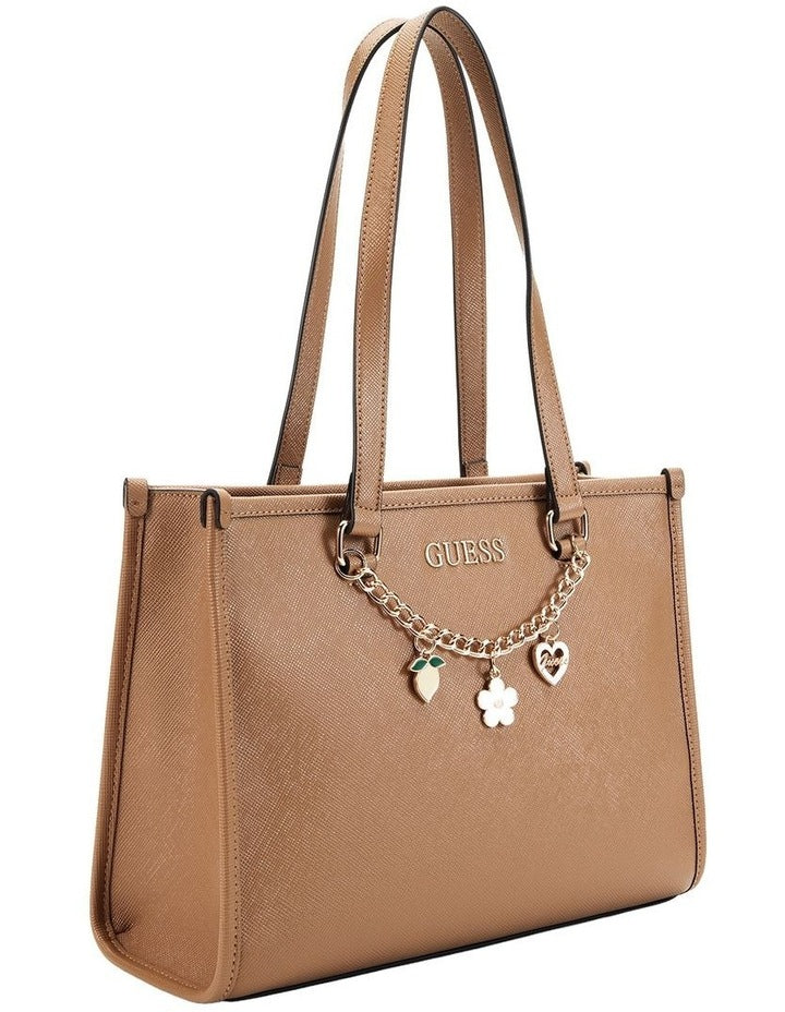 Florance Tote Bag in Saddle Tan