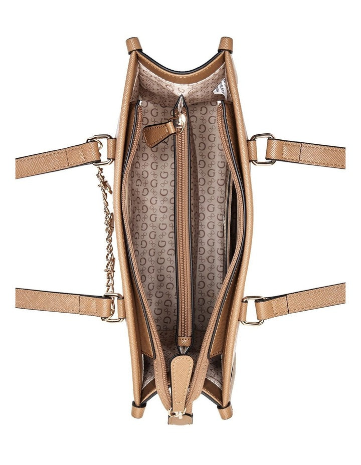 Florance Tote Bag in Saddle Tan