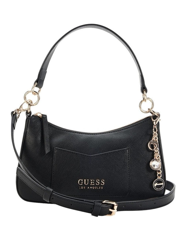 Gabbi Mini Top Zip Bag in Black