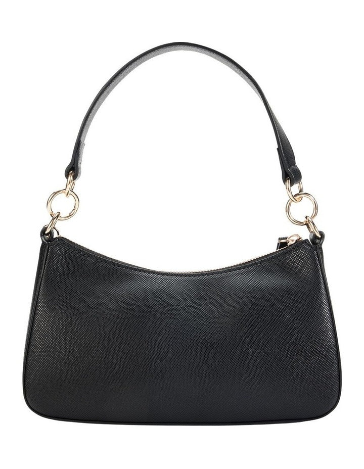 Gabbi Mini Top Zip Bag in Black