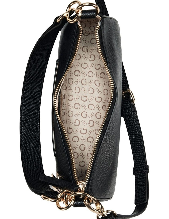 Gabbi Mini Top Zip Bag in Black