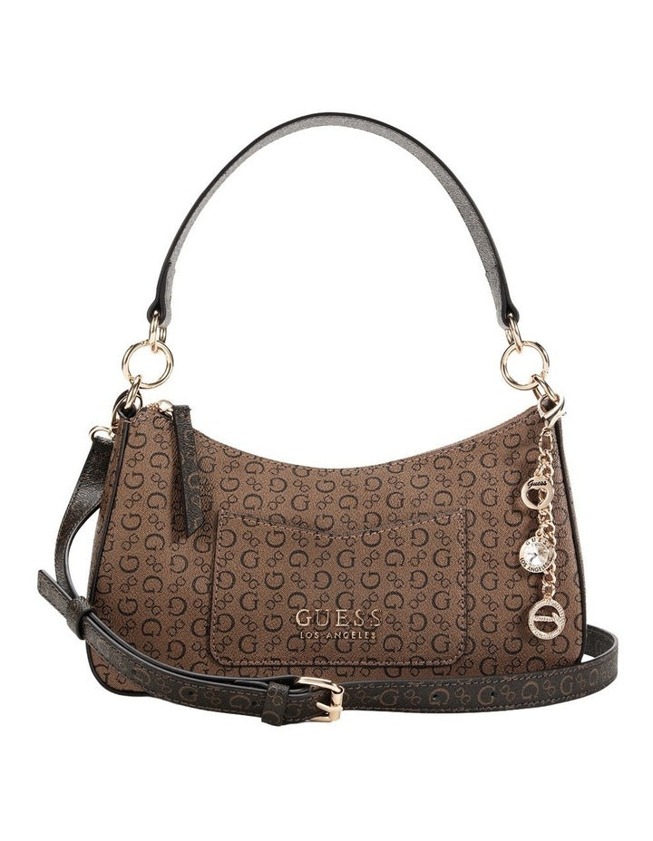 Gabbi Mini Top Zip Bag in Cocoa Multi