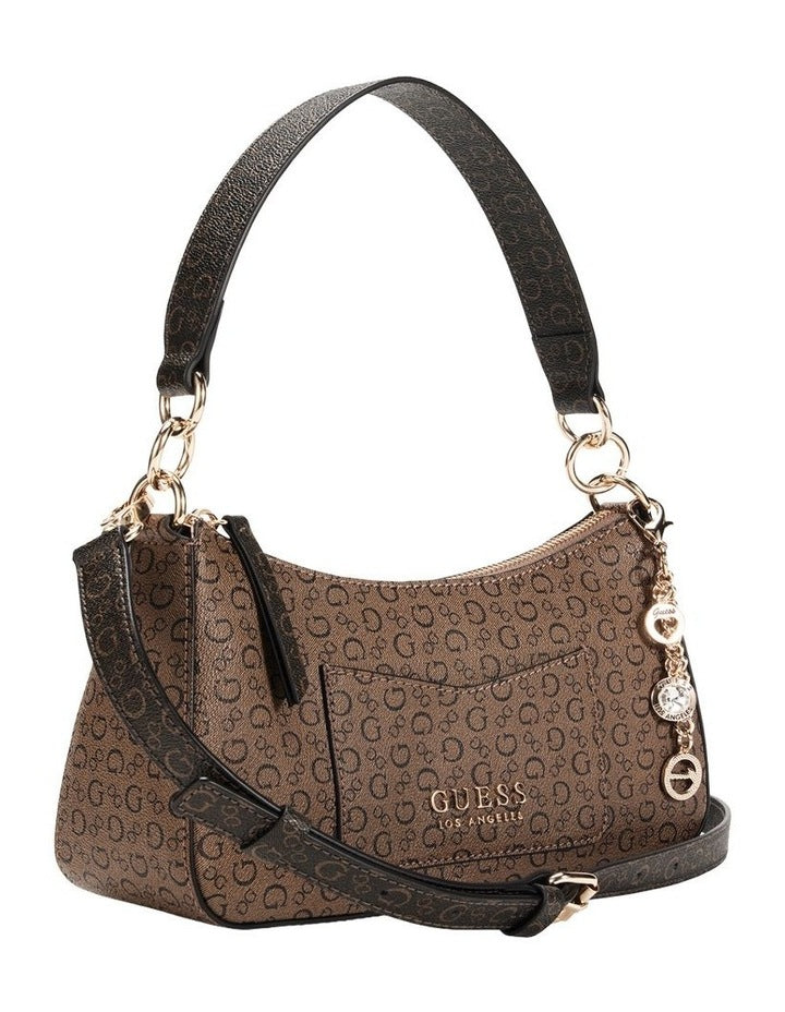 Gabbi Mini Top Zip Bag in Cocoa Multi