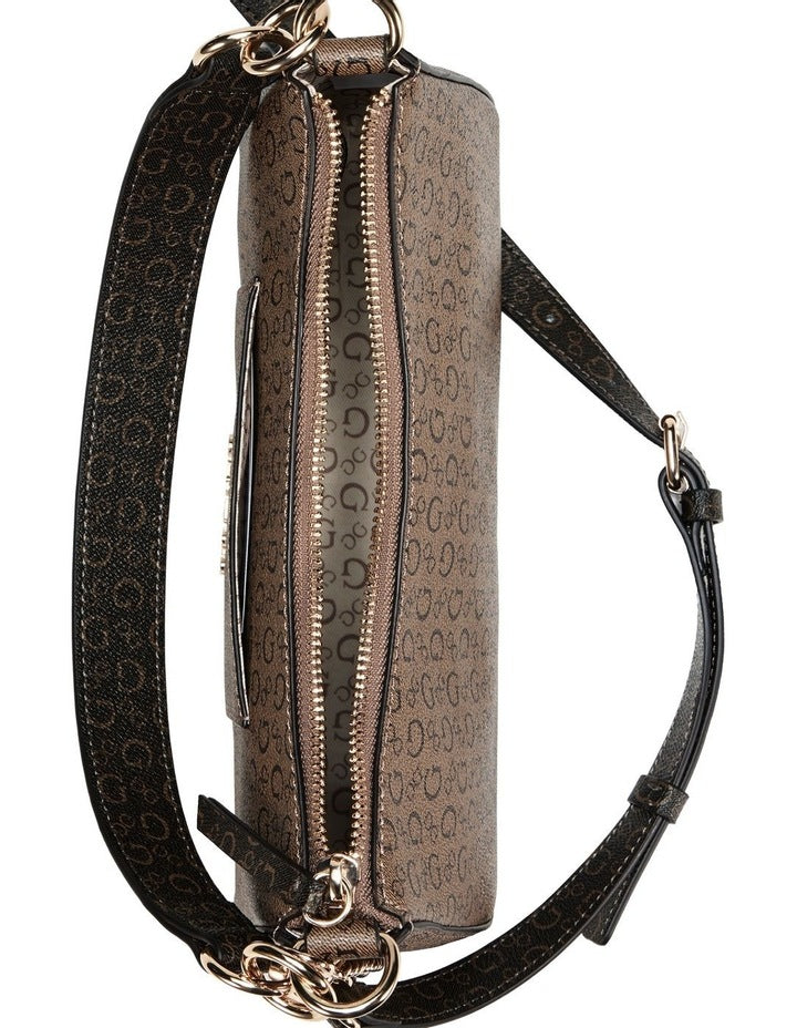 Gabbi Mini Top Zip Bag in Cocoa Multi