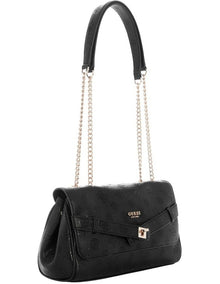 Ella Logo Crossbody Bag in Black Logo